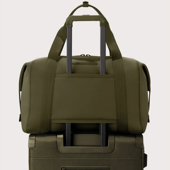 Dagne Dover Landon Neoprene Carryall Bag in Dark Moss, XL - Picture 10 of 14